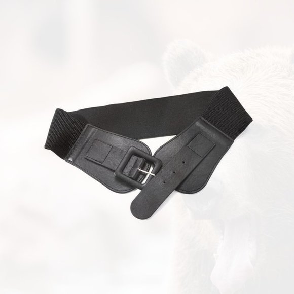 New Square Buckle Elastic Belt size US 80(6-10) 146 - Picture 3 of 3